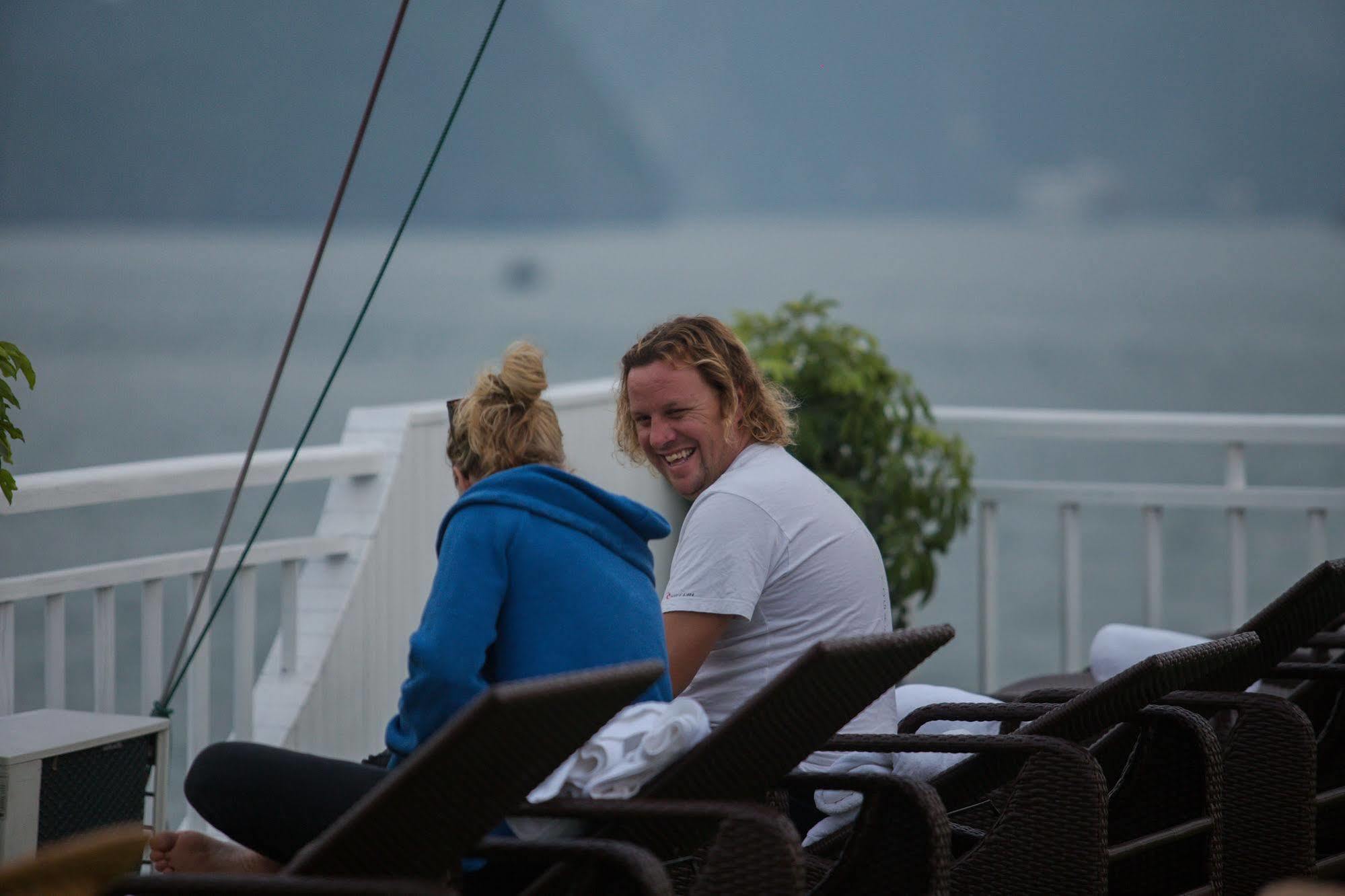Flamingo Luxury Cruises Hotell Ha Long Exteriör bild